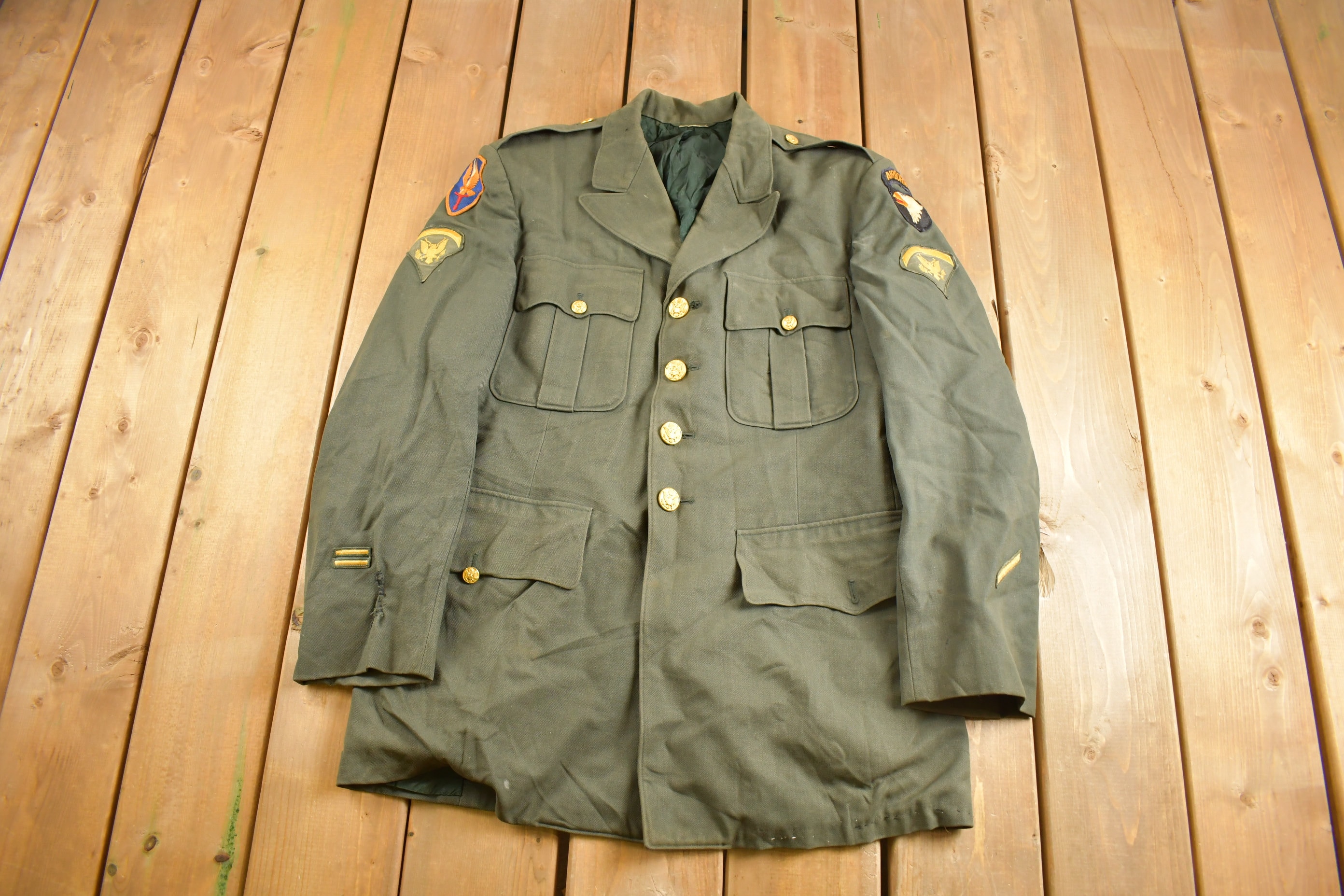 Vintage 1960s US Army Military Uniform Jacket / Button up Vintage 1960s US Army Military Uniform Jacket / Button up