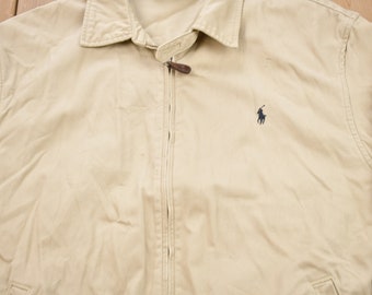 Vintage 1990s Polo Ralph Lauren Canvas Golf Jacket 90s Polo