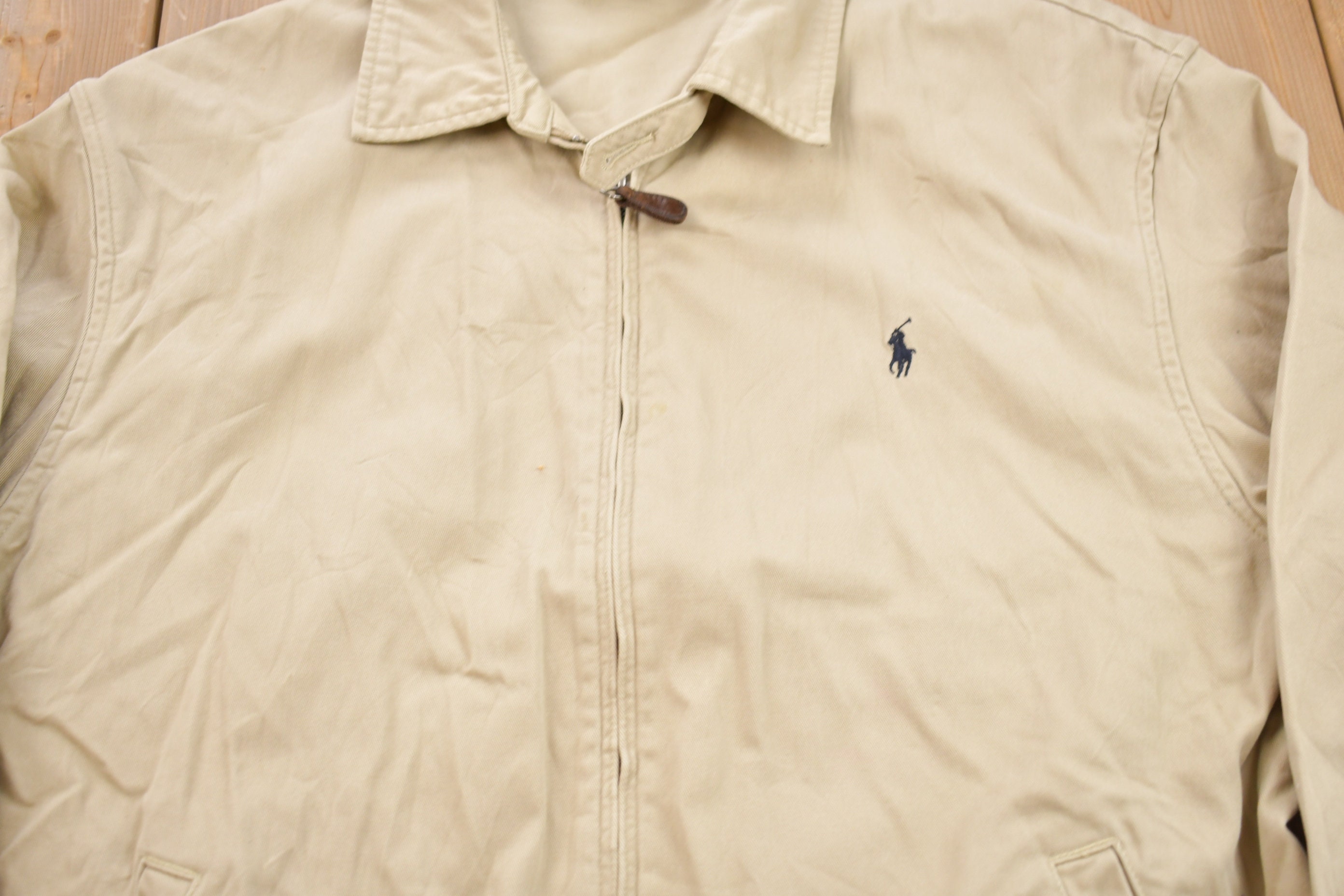Vintage 1990s Polo Ralph Lauren Canvas Golf Jacket / 90s Polo 
