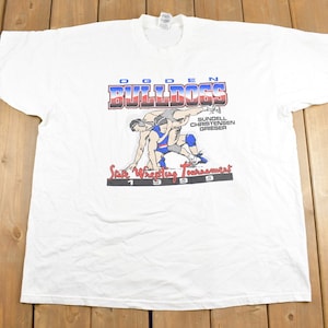 Vintage 1999 Ogden Bulldogs Wrestling Graphic T-Shirt / Streetwear / State Wrestling Tournament / 90s Wrestling Graphic Tee / 3XL / XXXL
