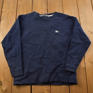 Vintage 1990s Starter Crewneck Sweatshirt / 90s Crewneck / Essential / Streetwear / 90s Blank