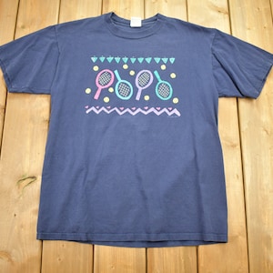 Vintage 1990s Gopher Sport Tennis T-Shirt / Sportswear Graphic / 80s / 90s / Streetwear / Retro Style / Made In USA / ATP Tennis Tour
