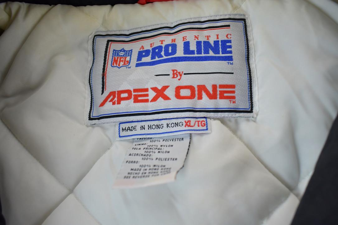 Vintage 1990s Vintage Apex One Sharktooth Buffalo Bills Full Zip