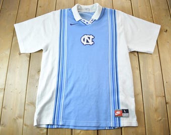 Vintage 1990s University Of North Carolina Tar Heels NCAA Collegiate Jersey / NCAA / Americana / Sportswear / UNC / Nike