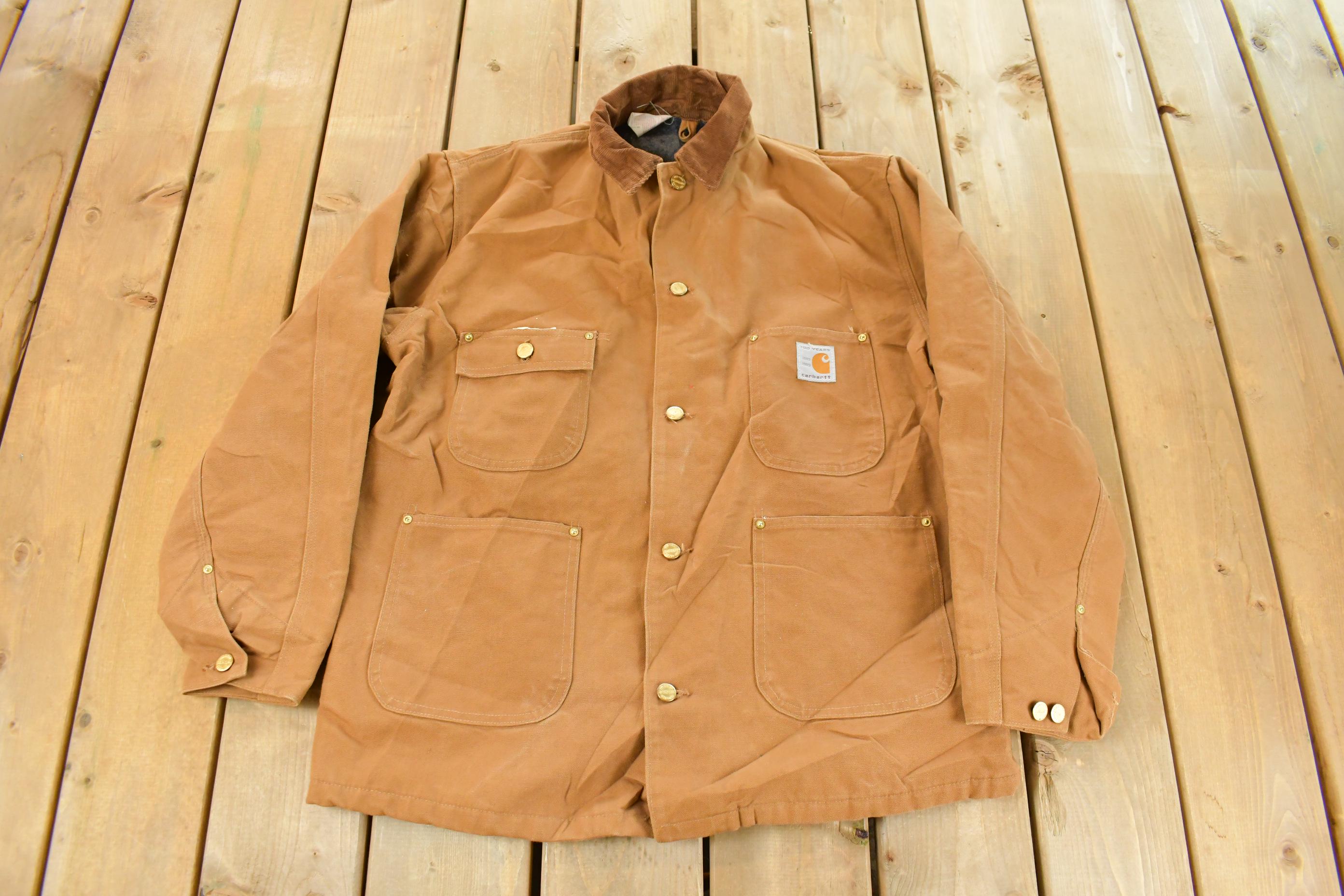 Vintage 80s Carhartt Chore Coat - Etsy