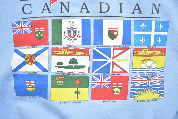 Vintage 1990s Canadian Provinces Crewneck Sweatsh… - image 6