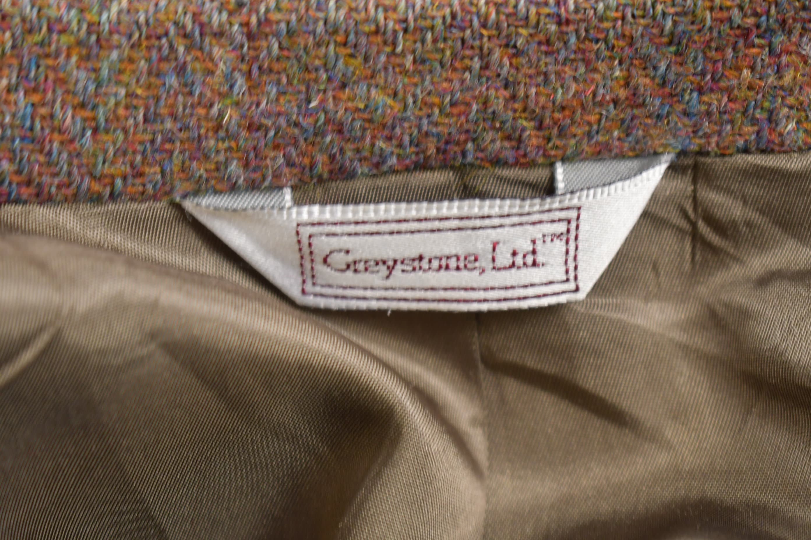 Vintage 1980s Harris Tweed 100% Pure Scottish Wool Blazer