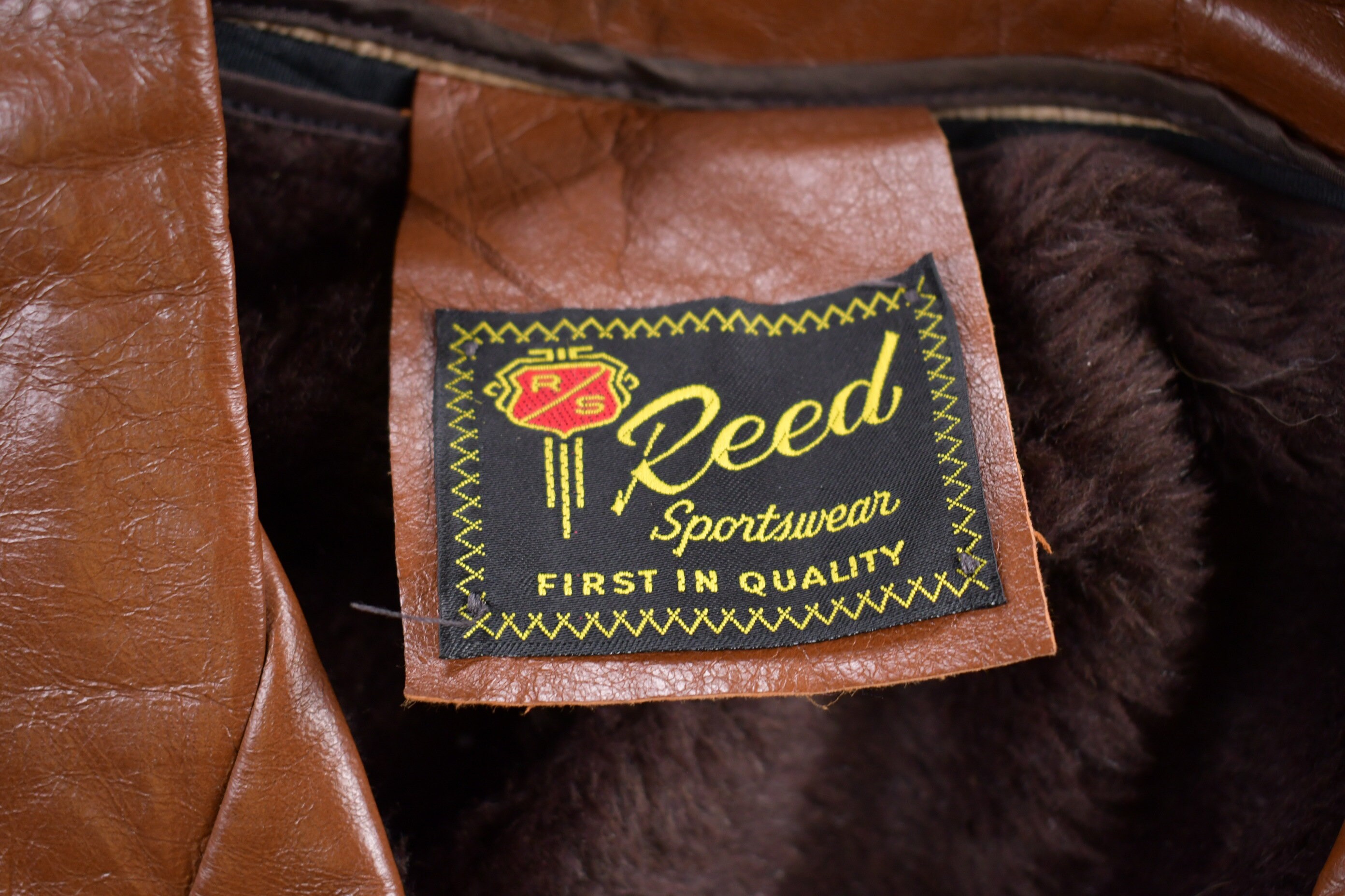 ジャケット・アウター 80's Reed sports wear leather jacket Very Rare Vintage 80s Reed Sportswear Perfecto Leather