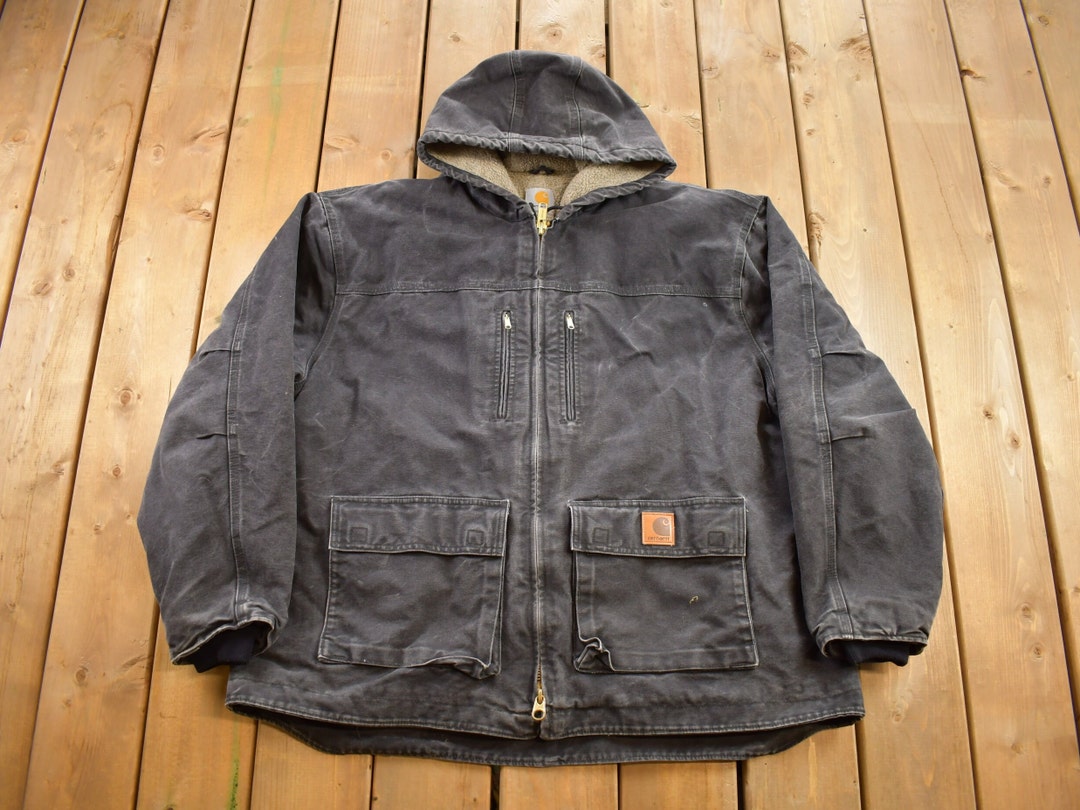 Vintage Y2K Carhartt Sherpa Lined Work Jacket / Workwear