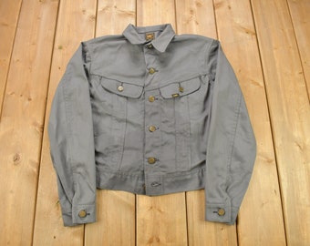 Vintage 1970s Lee Riders Denim Jean Jacket / Vintage Denim / Streetwear / Fall Jacket / Trucker Jacket / Made In USA / Button Up Jacket