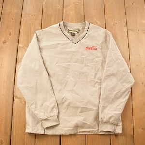 Chaqueta cortavientos Coca Cola vintage de los años 90 para mujer / Chaqueta de los años 90 / Mujer / Ropa de calle / Bordada / Cortavientos