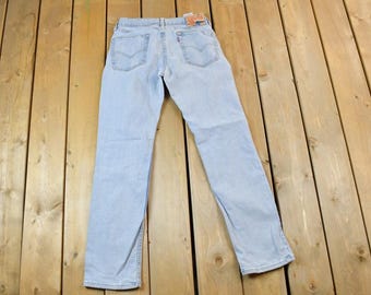 Vintage 1990s Levi Strauss Red Tab Denim Jeans Size 29 x 32 / Made in USA / American Vintage / Workwear / Streetwear / Vintage Pants