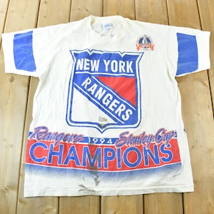 Vintage 1994 New York Rangers NHL Champions T-Shirt / Made In USA / AOP / Athleisure / Sportswear