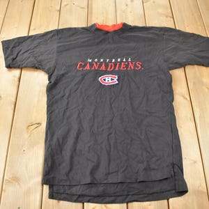 Vintage 1994 Montreal Canadiens NHL Embroidered T-Shirt / Vintage NHL Fan Gear / Made In Canada / Montreal T Shirt /