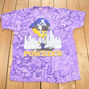ヴィンテージ 2000 トゥイーティーバード シカゴ警察 タイダイ カートゥーン Tシャツ / 90年代 グラフィック Tシャツ / ワーナーブラザーズ / ルーニー・テューンズ Tシャツ / 警察