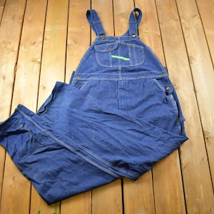 Mono vaquero vintage de la década de 1990, de la marca KEY Imperial, talla 42 x 31 / Monos vintage / Ropa de trabajo / Ropa de trabajo vintage / Monos vintage