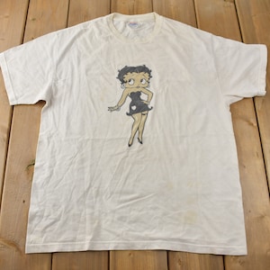 Vintage 1990s Betty Boop Cartoon Graphic T Shirt Size Large