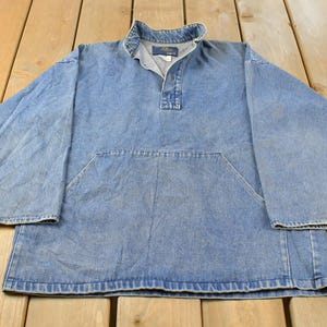 Denim Fisherman Smock - Etsy