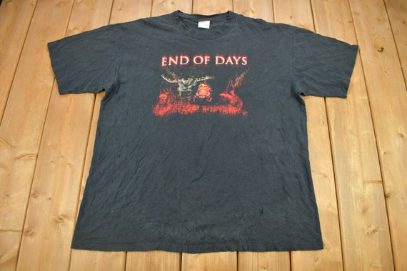 Vintage 1999 End Of Days Movie Promo T-shirt / Vi… - image 1