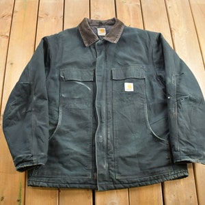 Vintage 1990s Traditional Carhartt Work Coat / Workwear / Vintage Carhartt / Distressed Carhartt