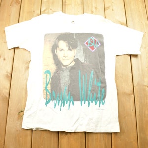 Vintage 1990s Bryan White Country Music T-Shirt / Album Promo Graphic / Fruit Of The Loom / Between Now And Forever