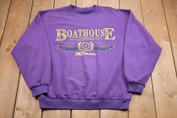 champion sweater boathouse 90s