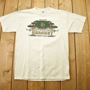 Vintage 1990s Hershey Pennsylvania Souvenir T Shirt / Travel Tee / Vacation Graphic / Tourist / Streetwear Fashion / Made In USA