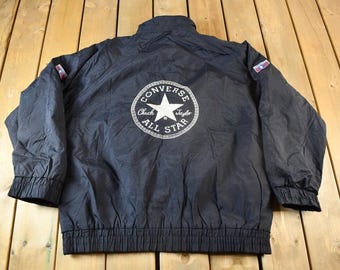 VTG CONVERSE Chuck Taylor All Star Button Jackets Navy Blue