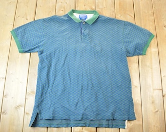 Vintage 1990s Pendleton Button Up Shirt Men,s XL / Vintage Dress Shirt / Striped Button Up / Dinner Shirt / Preppy Button Up