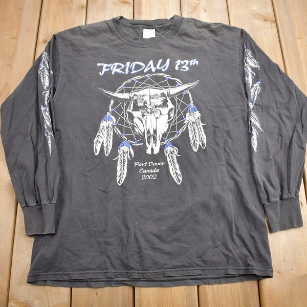 Vintage 2002 Friday 13th Bike Meet Graphic T-shirt / Streetwear / Style rétro / Port Dover Canada / On the Fringe