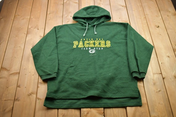 Vintage 1990s Green Bay Packers Team Gear NFL Hoodie / 90s Green Bay Packers / Football / Sportswear / Americana / Vintage Packers Sweater