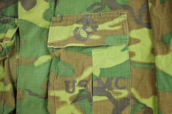 Vintage 1990 US Army Woodland Camo Military Field… - image 3