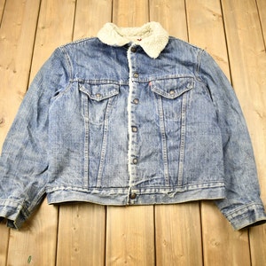 Vintage 1980s Levi&#39;s Sherpa gefütterte Jeansjacke / Vintage Denim / Streetwear / Vintage Herbst Oberbekleidung / Herbstjacke / Levi&#39;s Jeansjacke