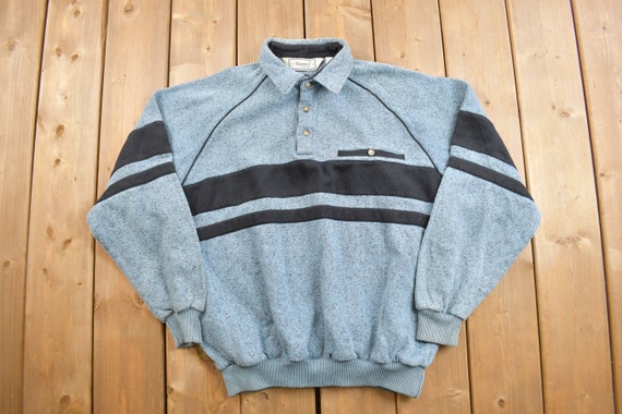 old clothing  Vintage 1990s Classics Quarter Zip Shirt / 1990s Quarter Zip