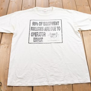 Vintage 1990s Jerzees Funny Graphic T Shirt / Vintage T Shirt / Streetwear / Graphic Tee / Made In USA