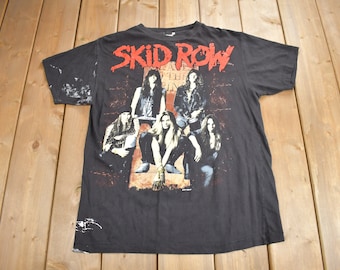 Vintage 1991 Skid Row Band T-shirt / Band Tee / Single Stitch