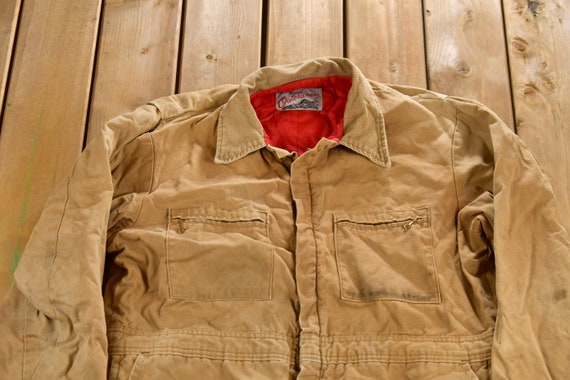 ジャケット・アウター 80s USA LEE duck blanket coveralls camel 80s USA LEE duck blanket coveralls camel