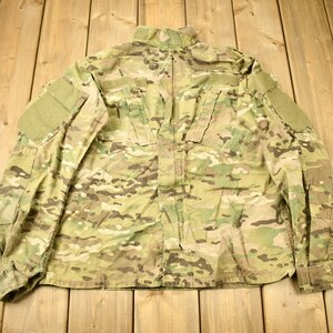 Vintage 2001 Military Camouflage Combat Jacket / US Army Green / Vintage Army / Streetwear / Cargo Jacket / Army Jacket / Miliaria