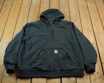 Vintage 1990s Carhartt Heavy Weight Quilt Lined Zip up