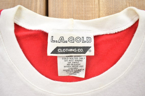 Vintage 1980s LA Gold Clothing Co Cute Women's T-… - image 3