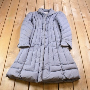 Vintage 1990s Bitterman Full Length Puffer Jacket / Goose Down Fill / Vintage Bubble Jacket / Winter / Streetwear / Long Puffer