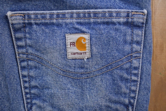 Vintage 1990s Carhartt Fire Resistant Work Pants … - image 5