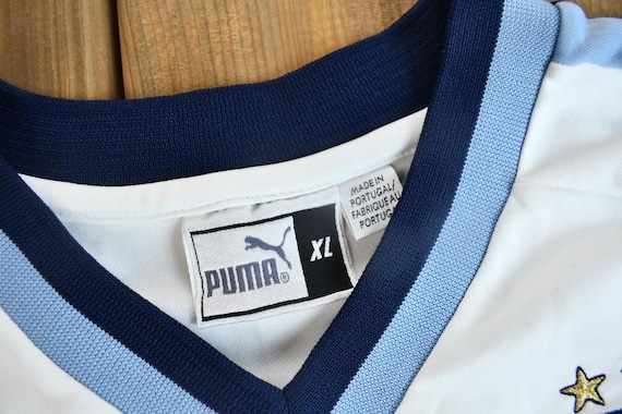 Buy Vintage 1990s Italia PUMA Soccer Jersey Size XL / Vintage