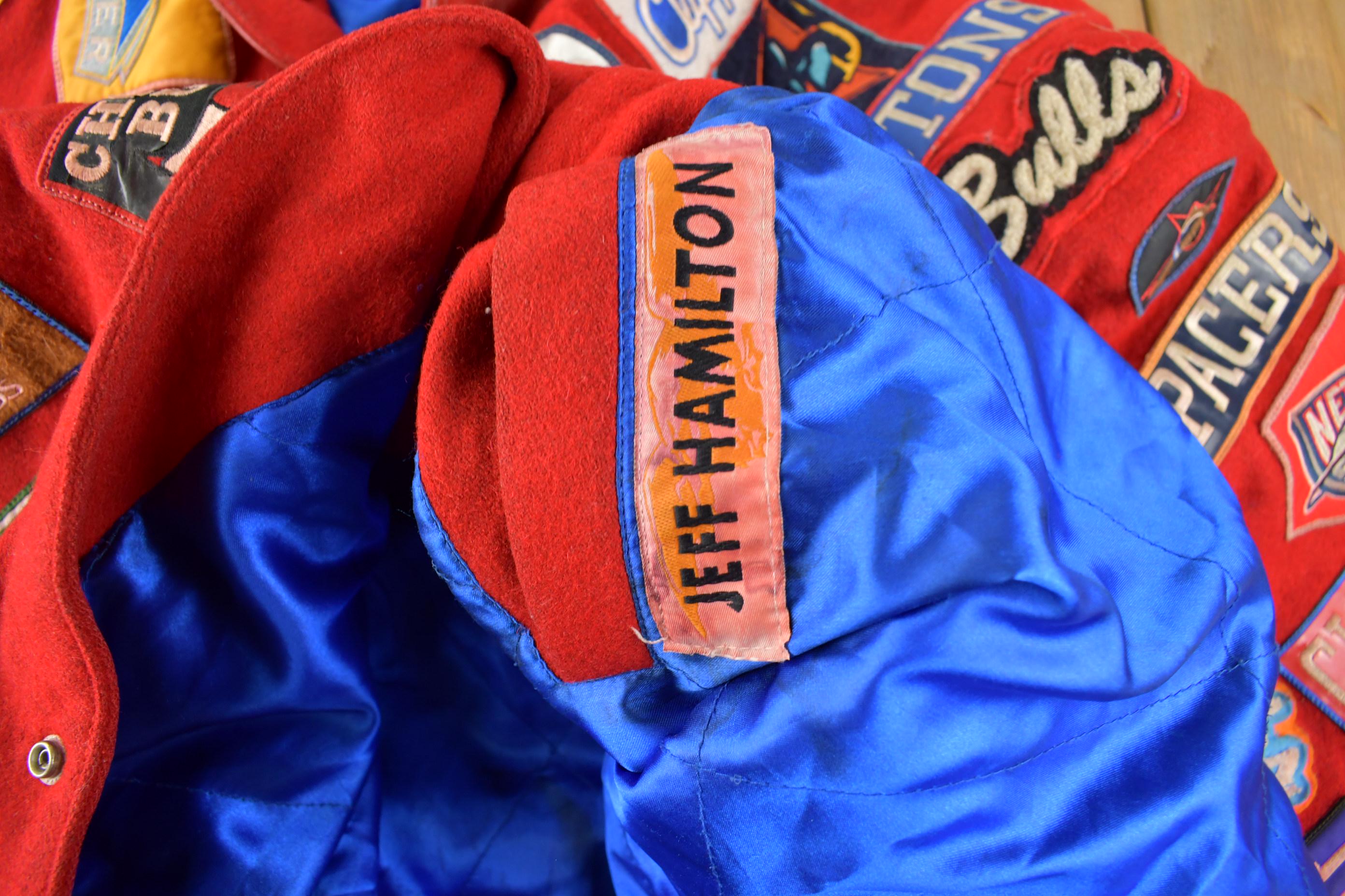Vintage 1990s Jeff Hamilton NBA Basketball Team Logo Patchwork 