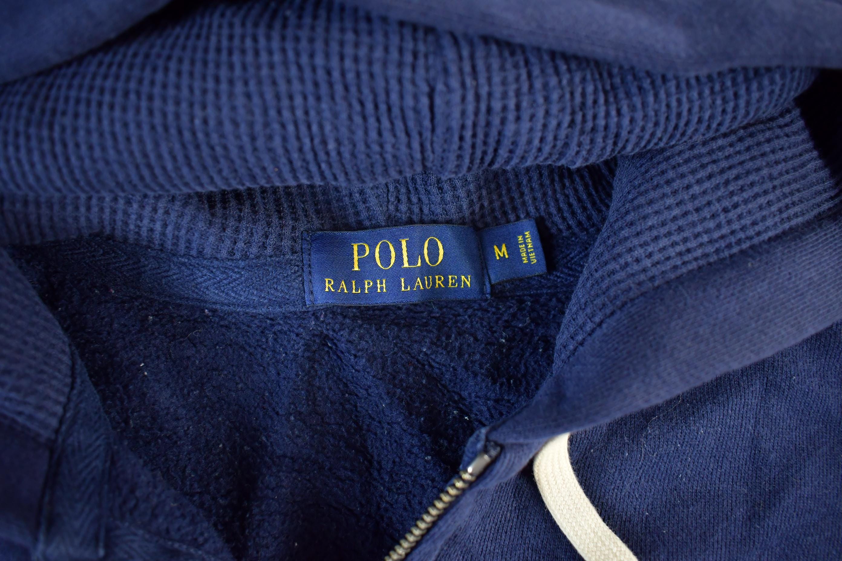 Vintage 2000s Polo Ralph Lauren Zip up Hoodie Men's Medium / Y2K
