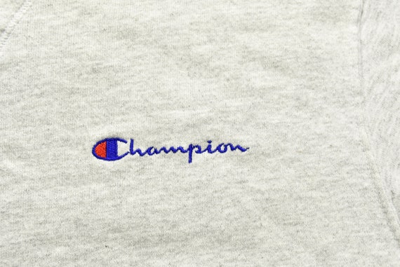 Vintage 1990s Champion Embroidered Sweatshirt / V… - image 3