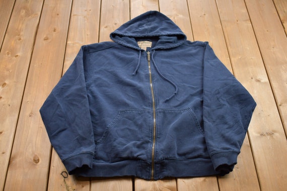 Vintage 1990s L.L. Bean Blank Zip up Hoodie 90s Hoodie Vintage Sweater Vintage L.L. Bean 90s L.L. Bean L.L. Bean Hoodie Etsy UK