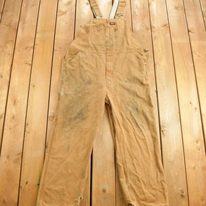Vintage 1990s Dickies Canvas Overalls size 44 x 29 / Vintage Overalls / Streetwear / Vintage Workwear / Dickies