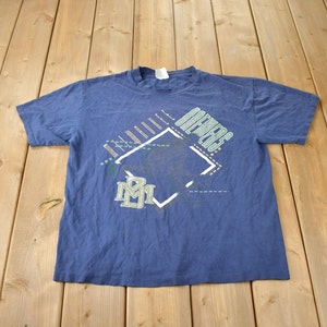 Vintage 1990s Milwaukee Brewers MLB Baseball Graphic T-Shirt Made In USA