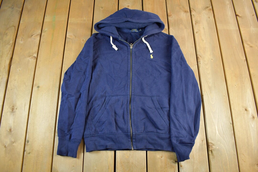 Vintage 2000s Polo Ralph Lauren Zip up Hoodie Men's Medium / Y2K